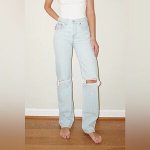 Levi’s Light Blue Distressed Women Jeans